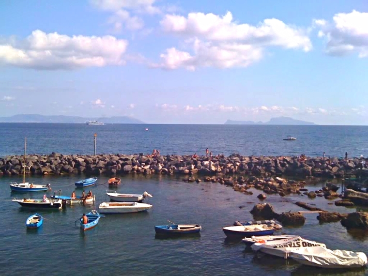 The picturesque Borgo Marinaro quarter built for the fishermen of Santa Lucia